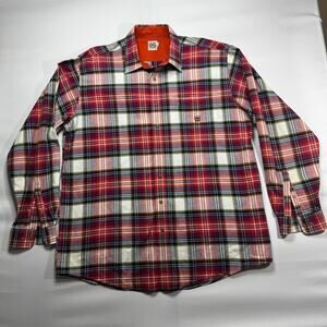 Cinch Men's Long Sleeve Multicolor Plaid Western Button Up Shirt - Size XL